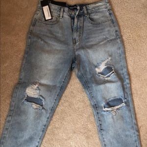 NastyGal distressed jeans